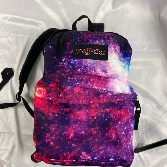 Jansport backpack galaxy print pink purple - Picture 9 of 16